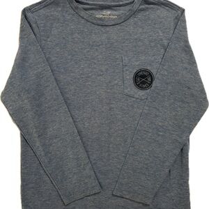 Vineyard Vines Heathered Blue Pocket Tee